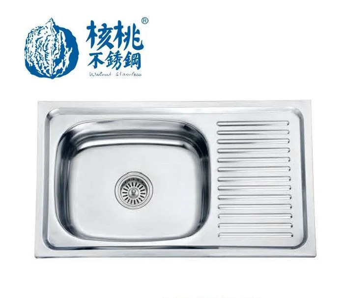 Kitchen Sink Factory Single Bowl Single Drain Stainless Steel Sink OEM Wls7545