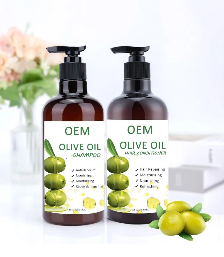 Ensemble de shampooing et de conditionneur pour l'huile d'olive nourrissante