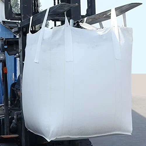 1000kg 1500kg Polypropylene Large PP Woven Loading Cotton Jumbo FIBC Bulk Big Chemical Industry Stone Sand Chicken Feed Fertilizer Bag