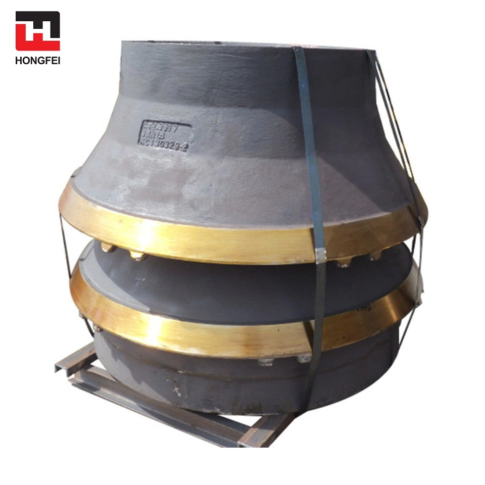 Original Quality Cone Crusher Spare Parts Cover Mantle and Concave Bowl Liners