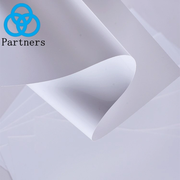 O plástico espessura de 0,8mm brilhante de plástico branco Folha de PVC