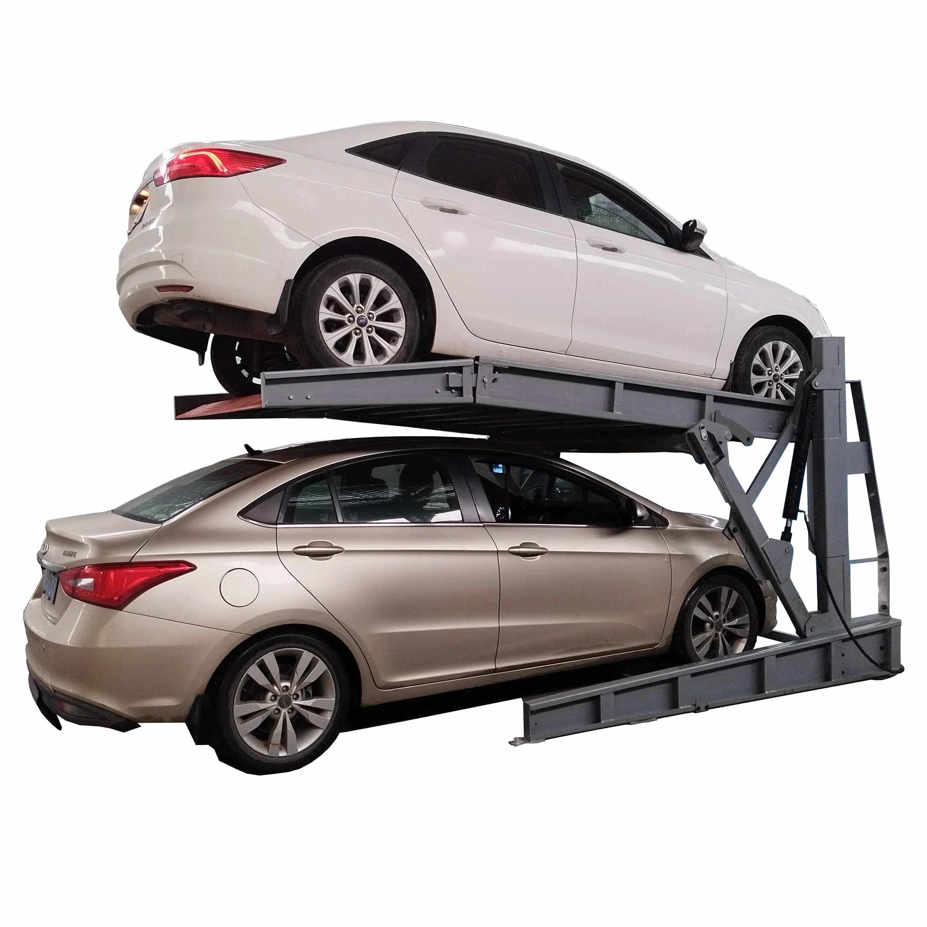 CE Certificated Car Parking System 2 Level Inclined Parking Lift