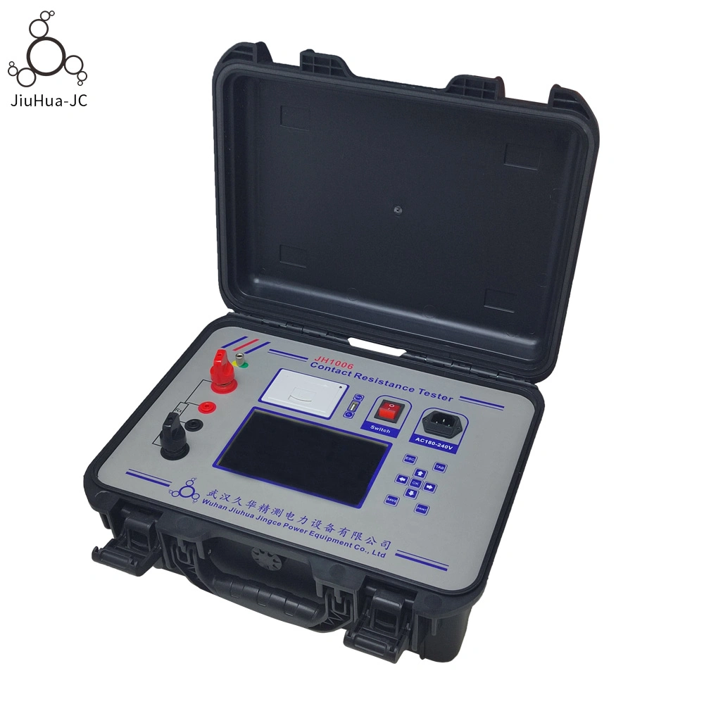 Jh1006b Circuit Breaker Testing Machine Contact Resistance Tester 200A Micro Ohm Meter