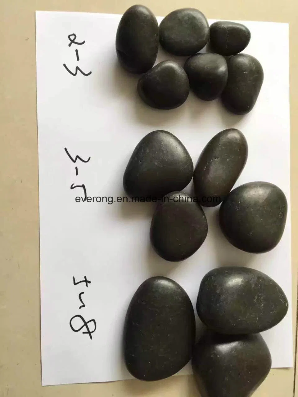 Popular Decorative Garden Black /White /Red/Yellow Stone Pebble