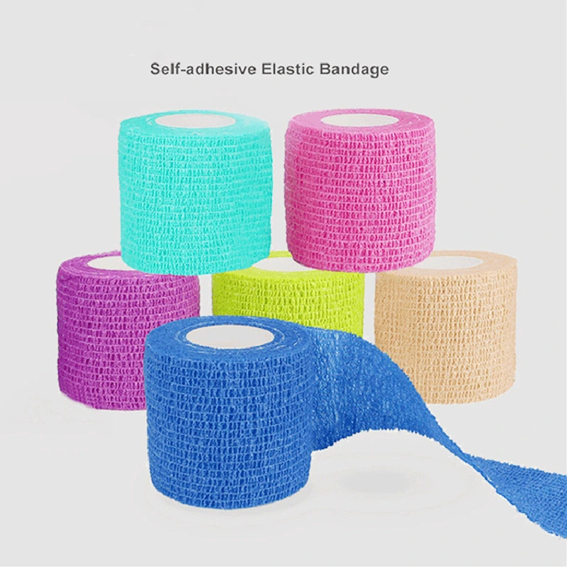 CE FDA Certified Elastic Non-Woven Cohesive Bandage for Wal-Mart Chain Stores