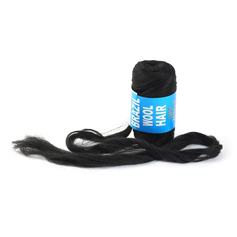 2500d Bcf PP Yarn Brazilian Wool Hair Yarn for African Hair Braiding