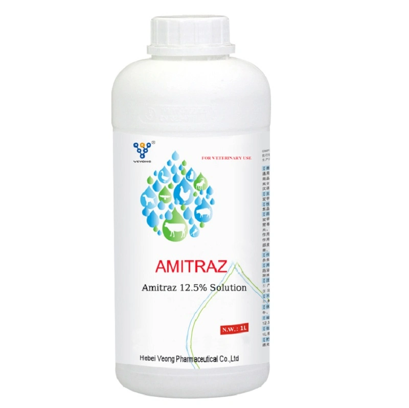 Veterinary Medicine GMP Disinfectant Amitras Solution 12.5% Pesticide for Animal