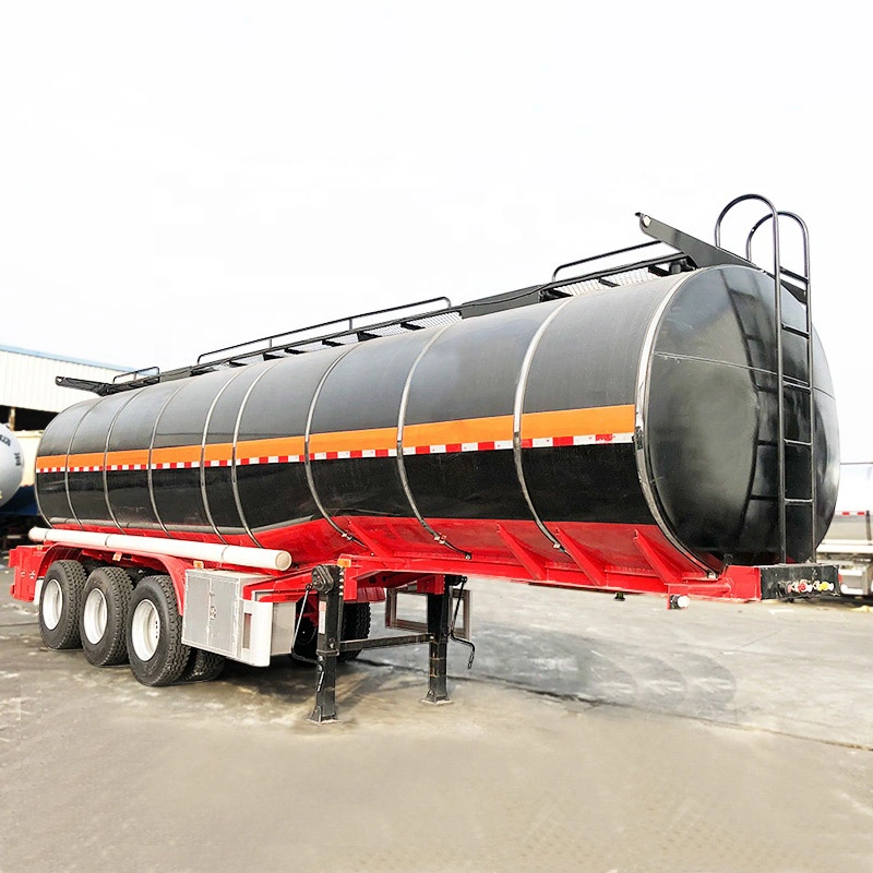 1m3- 12m3 Bitumen Transportation Tanker Asphalt Transportation Tank Trailers Oil Fuel Cement Gasoline Tanker Water Tanker with Pump for Sale in Mali