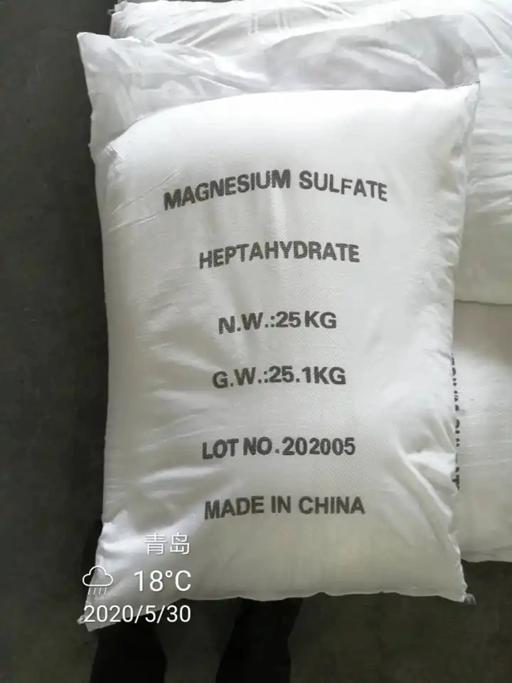 25kg/Bag Industrial Grade Magnesium Sulphate Heptahydrate