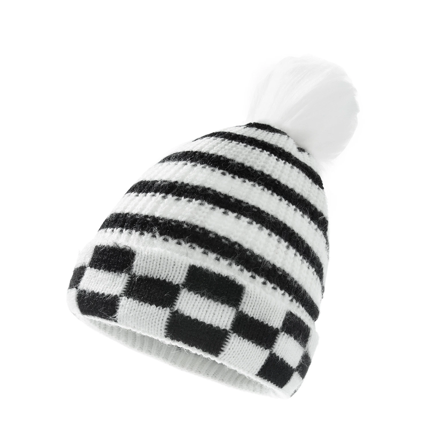 Hot Sale Promotional Gifts Lower Price Acrylic Material Winter Hats Beanies Knitted Hats for Winter