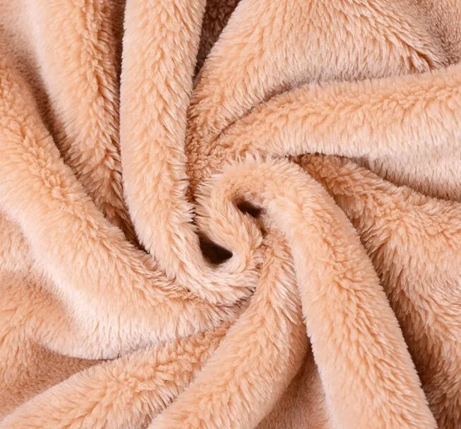 85%Polyester 15%Polyamide Microfiber Flano Flannel Fabric for Bath Towel