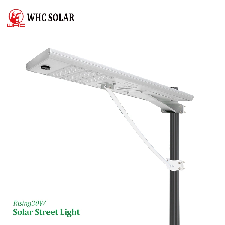 Al por mayor mejor Precio 30W 100W 150W 200W 250W Terraza exterior Panel de energía eléctrica sensor de movimiento de inundación pared de jardín de la batería de carretera LED todo en uno Luz Solar de la Calle