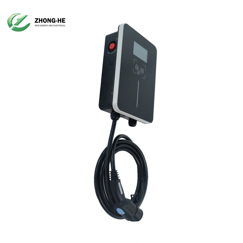 Зарядное устройство для электромобилей 32 A 22 кВт RFID-карты, автомобильный зарядный разъем