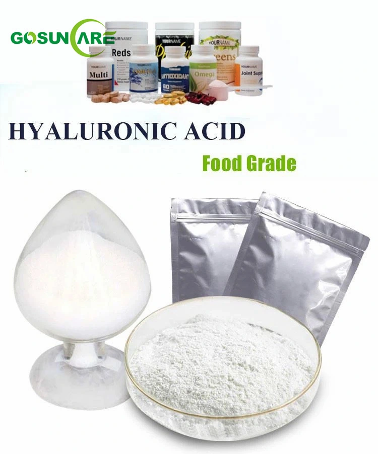 High Quality Food Grade White Powder Sodium Hyaluronate Hyaluronic Acid 9067-32-7