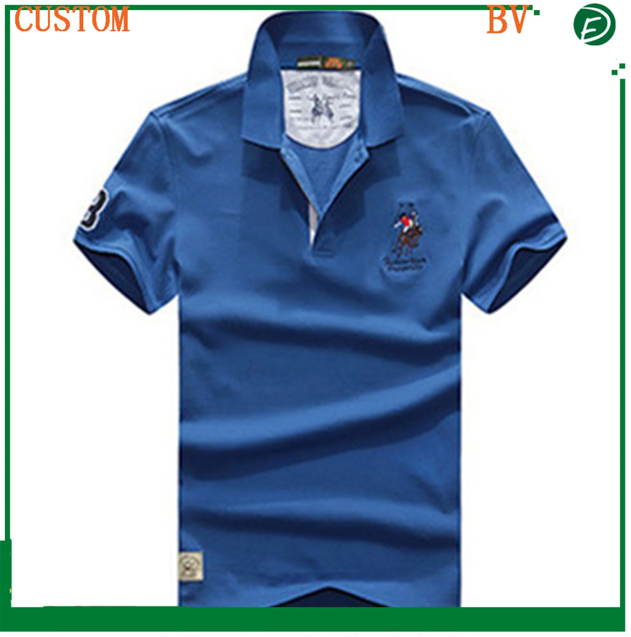 Cheap Price Fashion Embroidery Logo Short Sleeve White Men&prime; S Polo Shirts