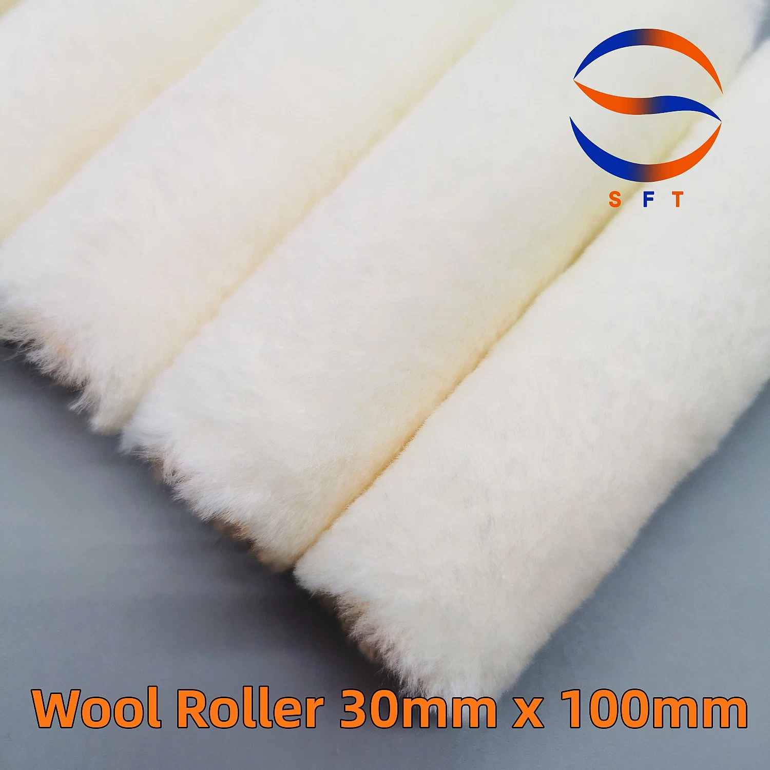 4&prime; &prime; White Wool Paint Roller Covers for Epoxy Resin Painting