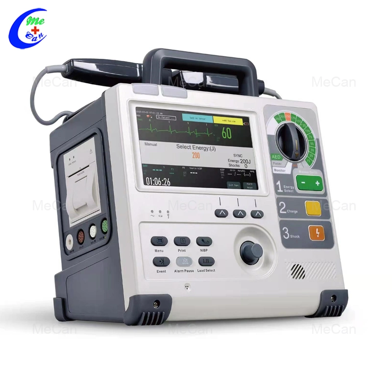 Good Price Monitor Biphasic Mecan Defibrillator-Price Portable Cardiac Pads Defibrillator Gel Mcs0105