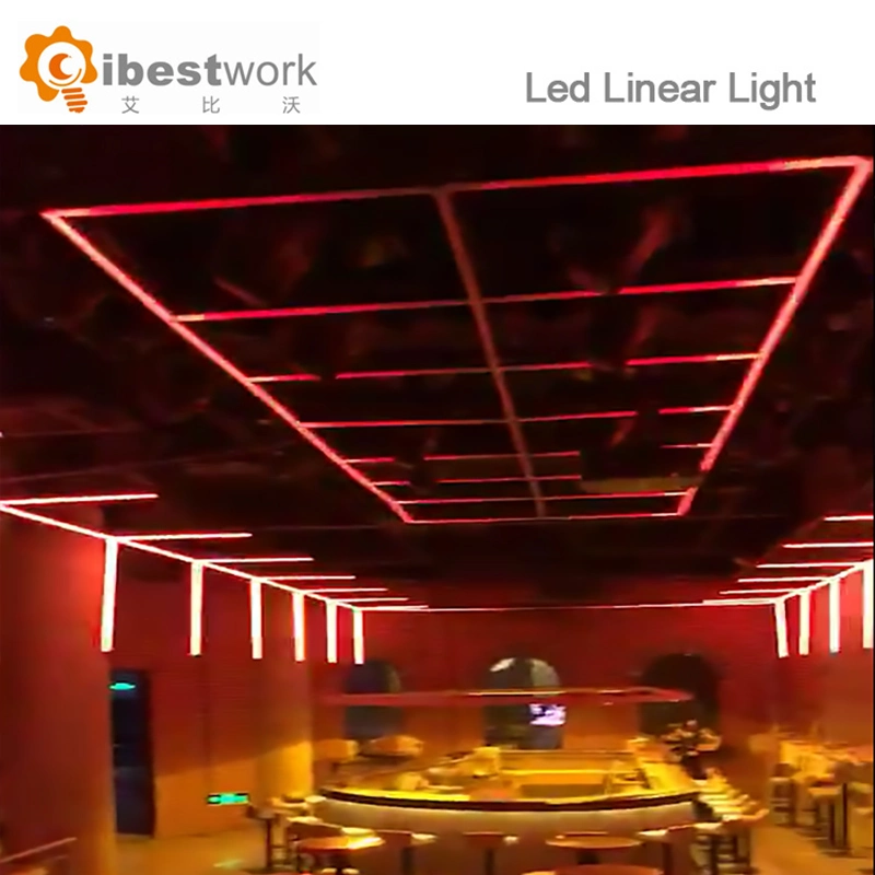 السطوع DMX RGB مصباح LED بكسل شريط مصباح الألومنيوم الخطي نادي إيبي65 الخارجي لإضاءة المسرح DJ