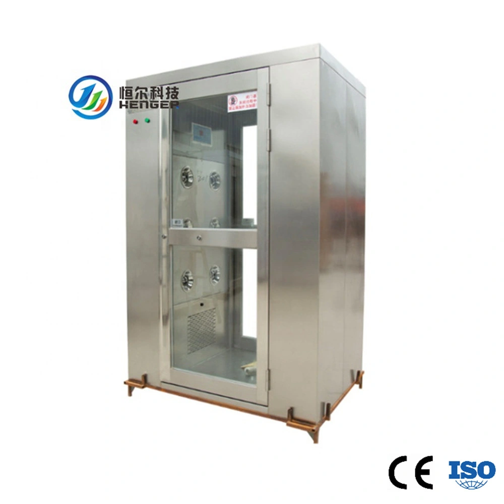 Dust Free Industrial Stainless Steel Cleanroom Air Shower Room with Jet Cleaning