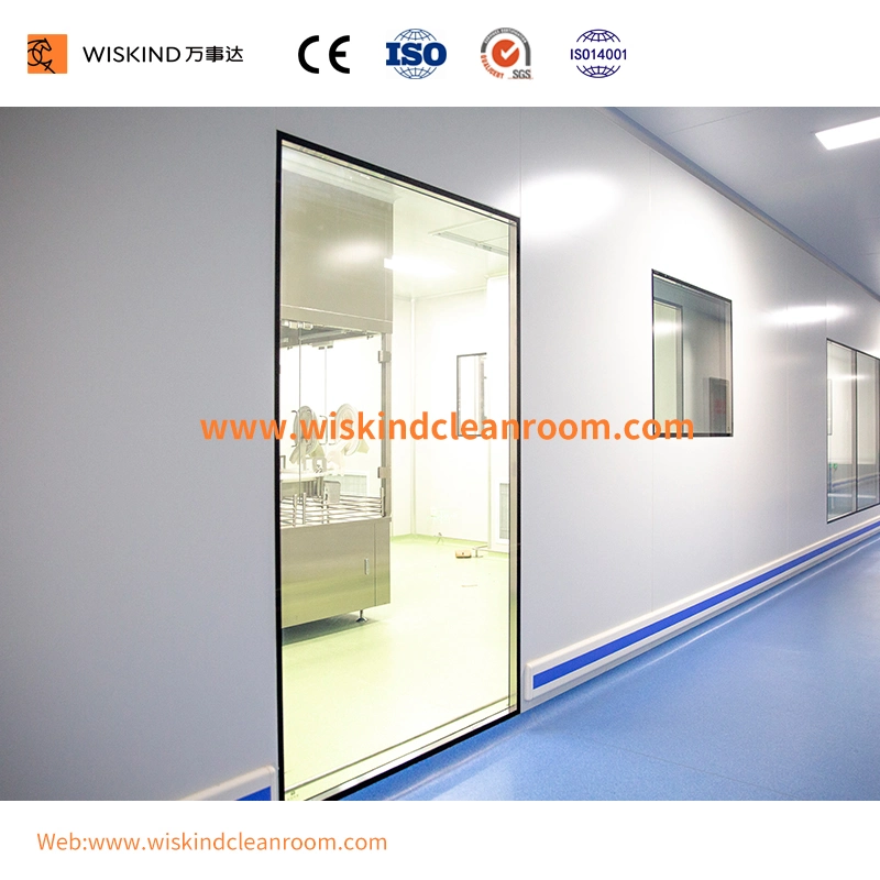 980mm Cleanroom View Glass Customized Length for Pharm Plant Corridor