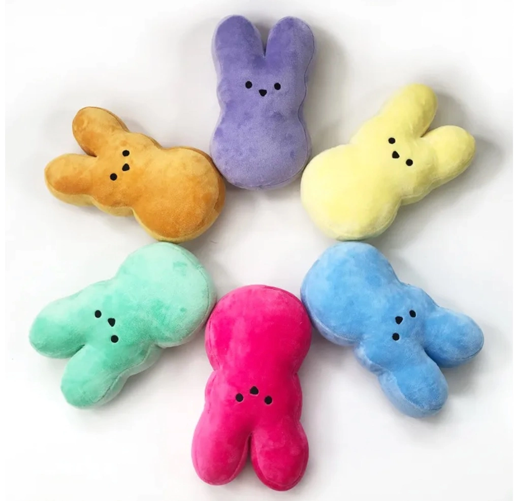 Hot Selling New Style Easter PP Cotton Rabbit Shape Chew Toy