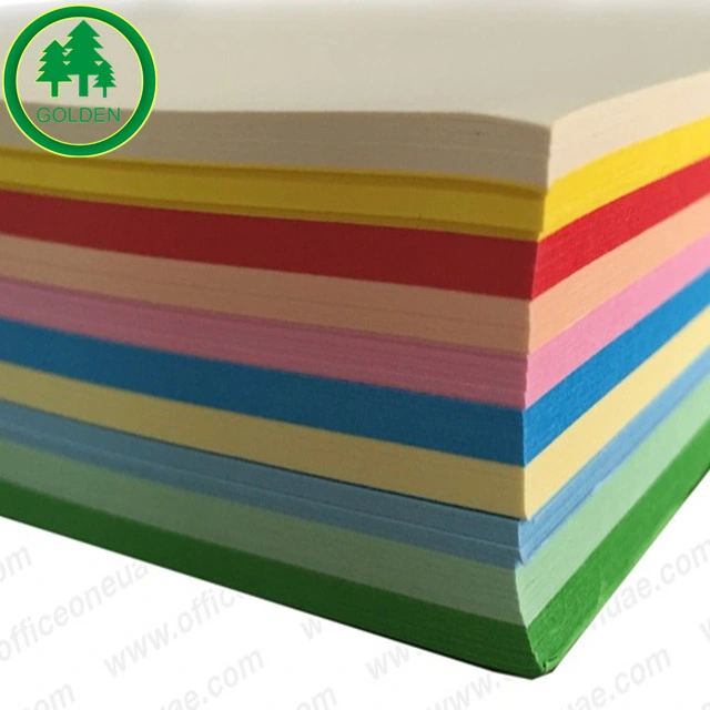 Paper Board Boardcolor bristol de couleur A4 du papier copie couleur du papier offset papier d'impression papier à écrire dans l'École de fournitures de bureau de la papeterie de bureau d'alimentation