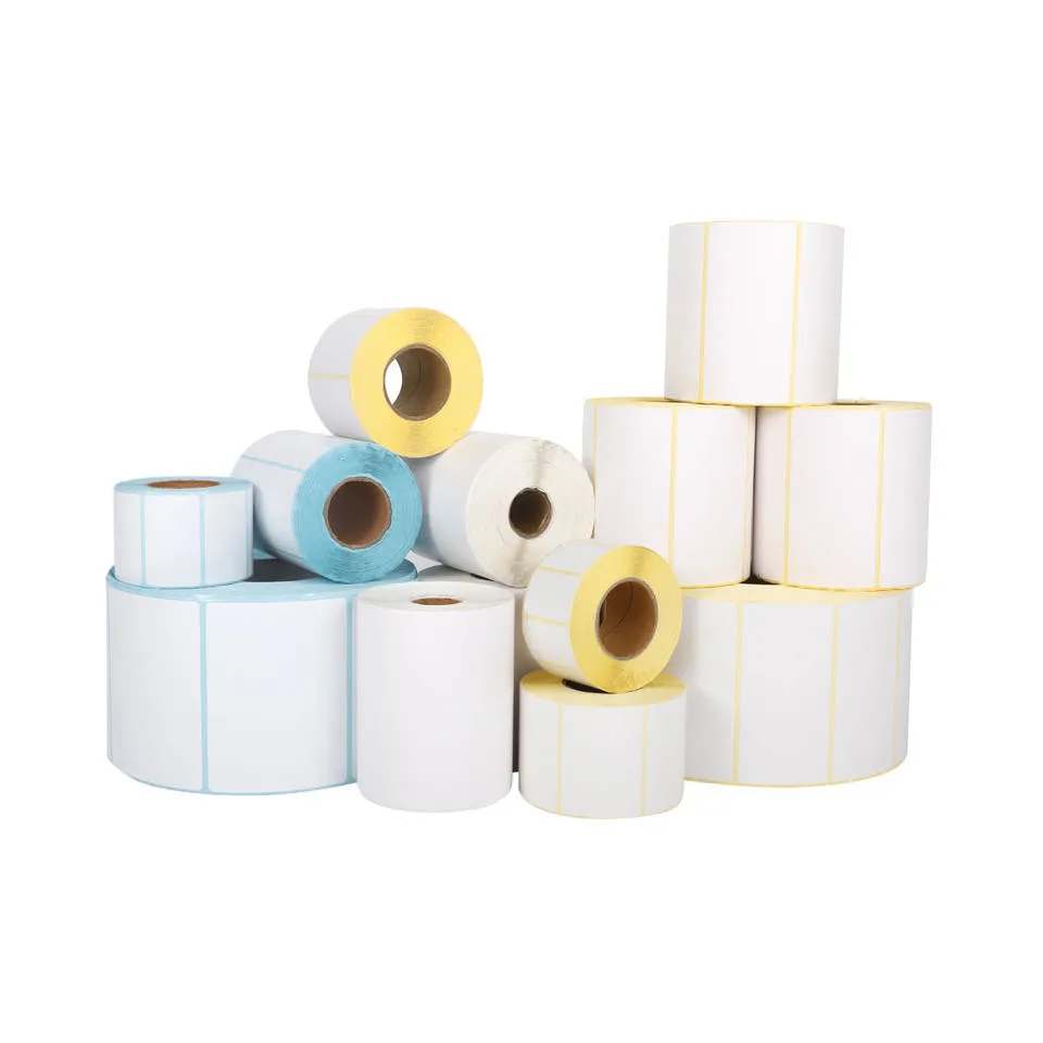 Customized A6 Blank Waterproof Label Roll and 4X6 Thermal Label Sticker for Printer Labels
