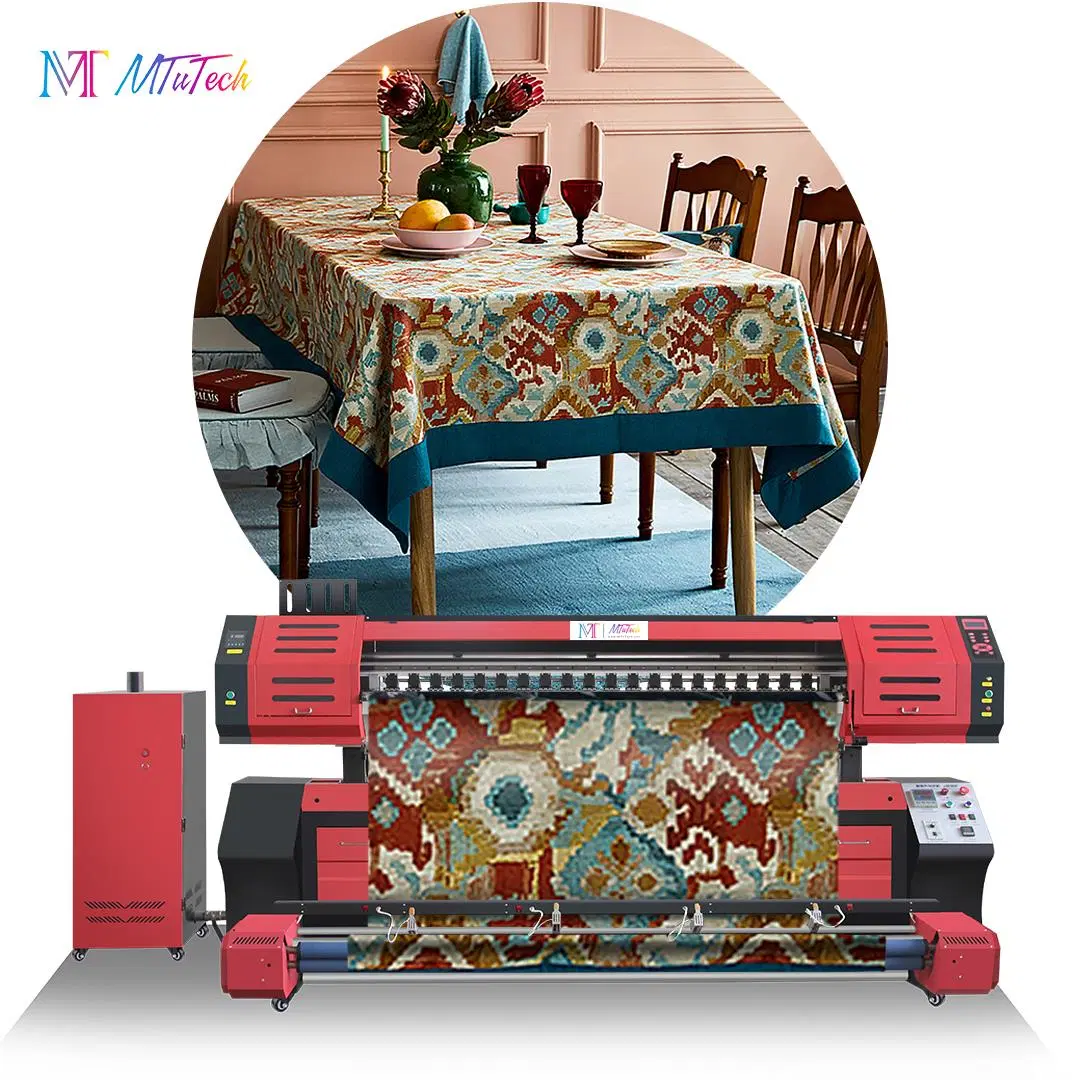 Muttech تنسيق كبير Digital Direct إلى Fabric Roll to Roll آلة طباعة النصوص Sublimation