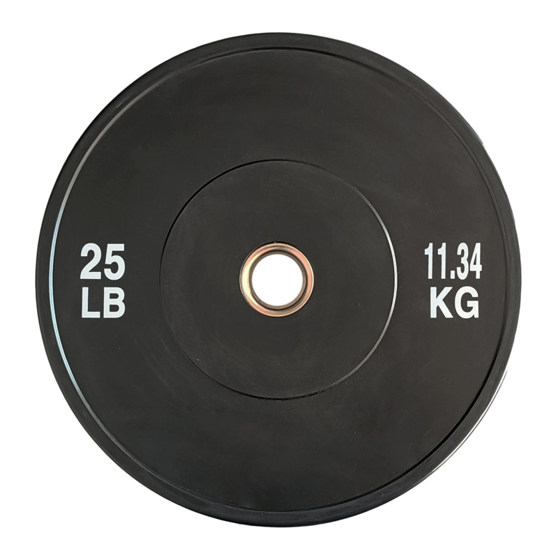 Factory Direct Sale Round Exercise Equipment Barbell Plates Black Barbell Weight Plate