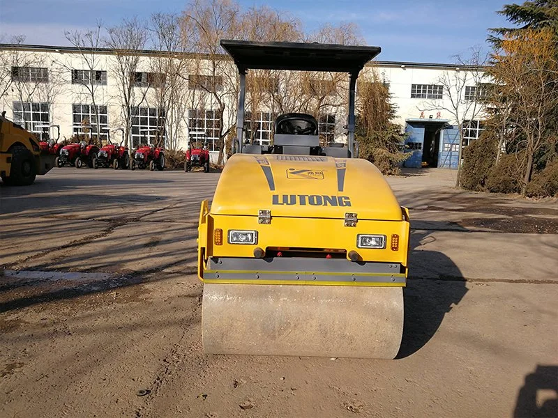 Moteur diesel 3tonne 4tonne rouleaux compacteurs vibratoires de pneu de route pour la construction d'équipement