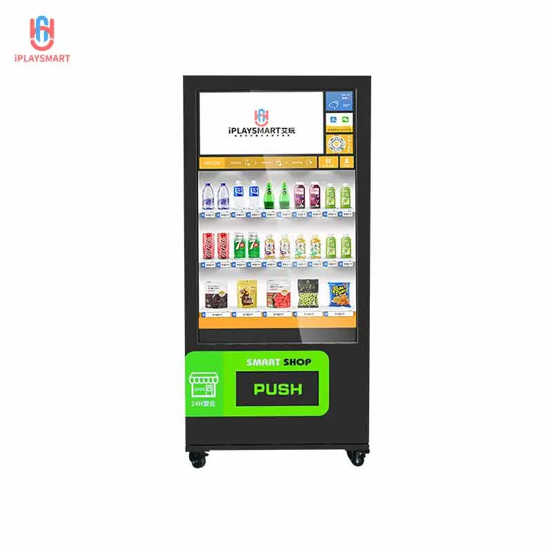 Snack and Beverage Vending Machine with Screen