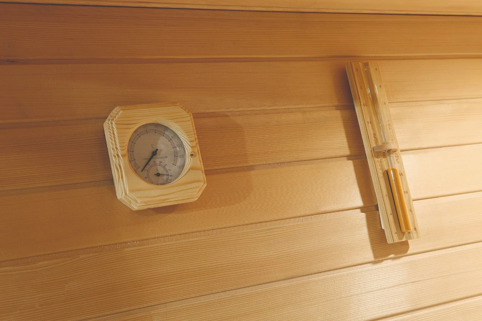 Casa de lujo el uso de madera de Hemlock canadiense vapor seco Sauna Infrarrojo Lejano