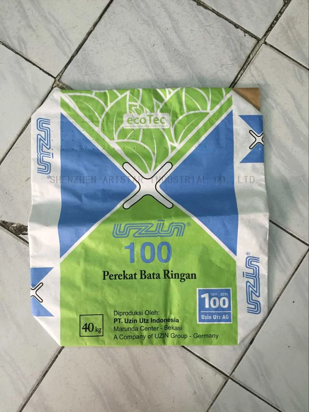 Estándar de 40kg mezcla de arena y cemento las bolsas de papel