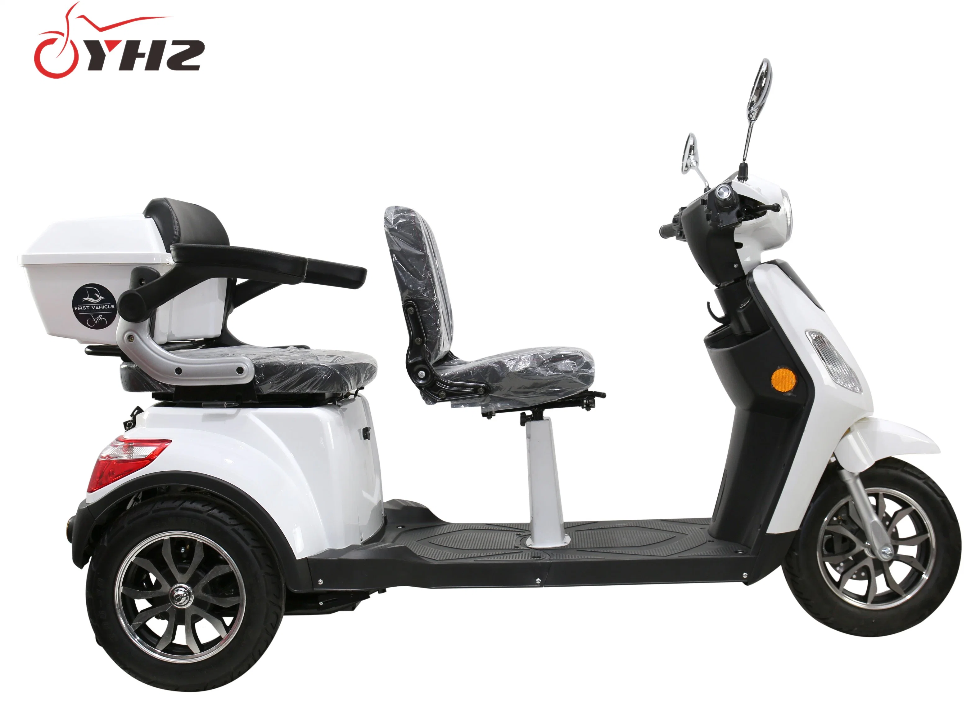 Anti-Slip 3-Wheel Design Safety Driving Mobility Moped Electric Motorcycle