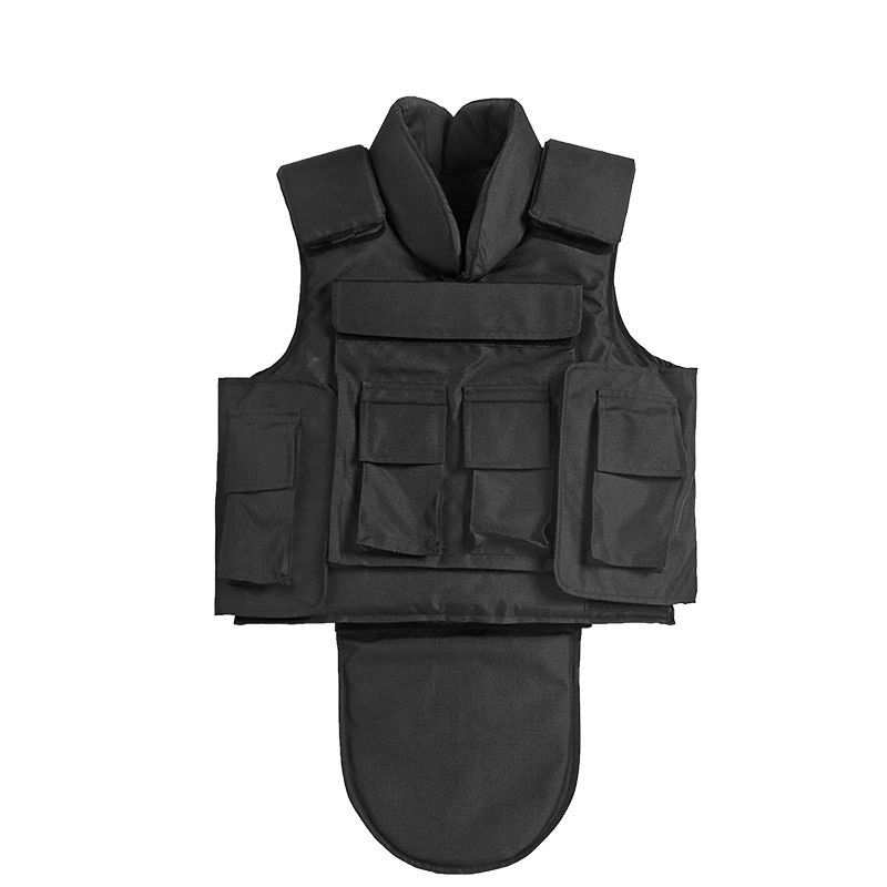 Chaleco de seguridad de la defensa Stabproof resistir motín Paintball combate blindados cuerpo táctico de aramida PE 9mm. 44 chaleco antibalas