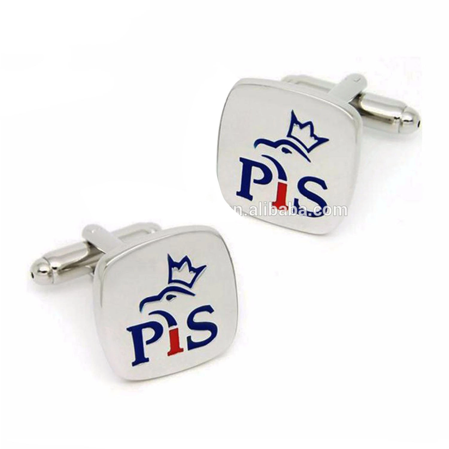 Personalized Initials Alphabet Engraved Gift Set Button Shirt 4PC Metal Cufflinks Tie Bar Money Clip Set