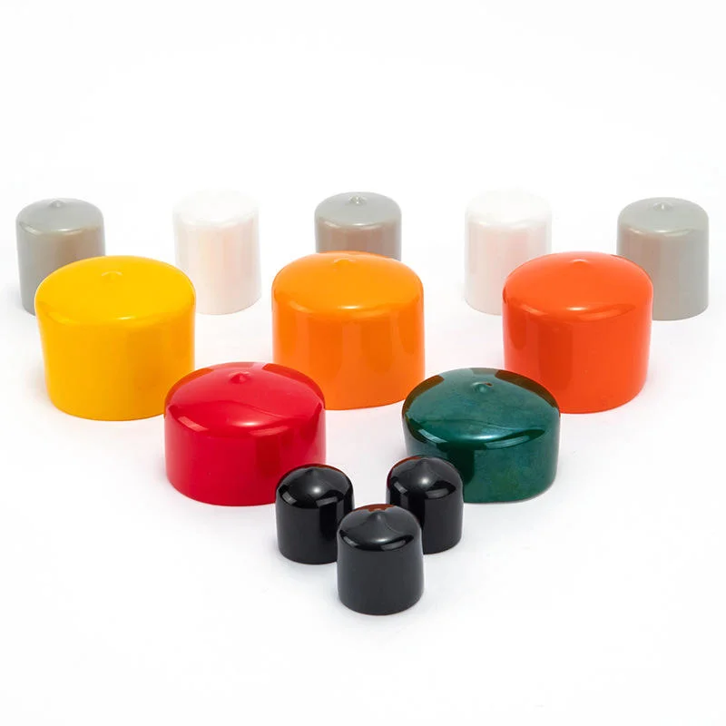 Customizable Rubber End Caps with PVC and Silicone Stoppers
