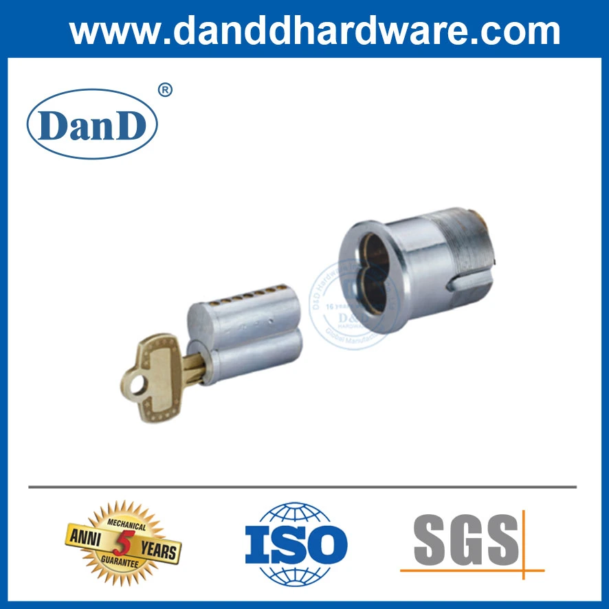 IC Core Cylinder Solid Brass ANSI 6 Pin Interchageable Core Cylinder