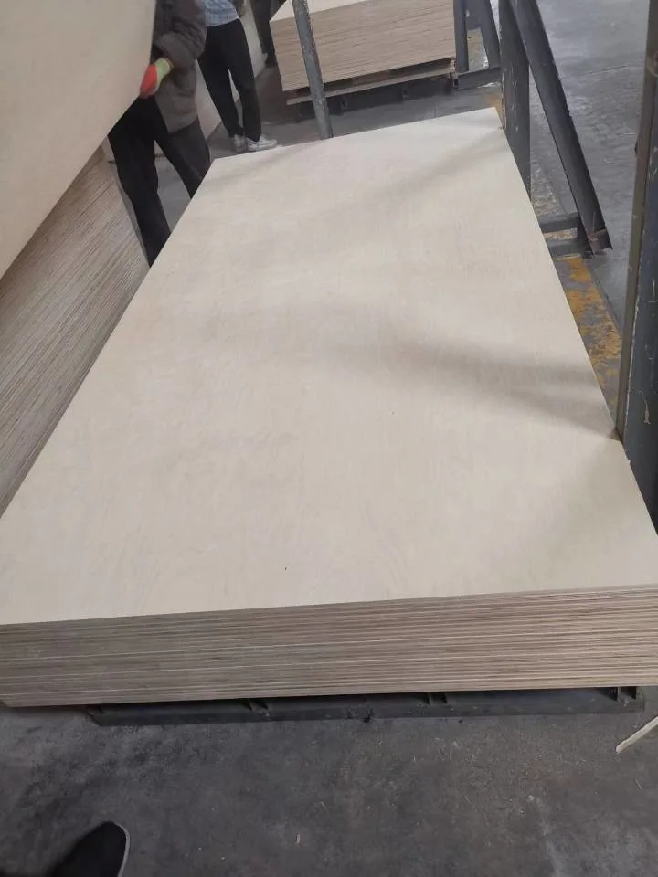 Birch Plywood Birch Veneer Grade B/C/D/E/F, Hardwood Veneer, Poplar/Combi/Birch Core 4X8