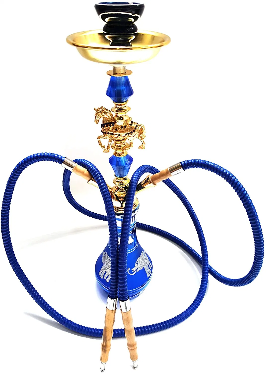 50cm Integral Hookah Set/Water Pipes for Smoking/Steel & Acrylic Shisha