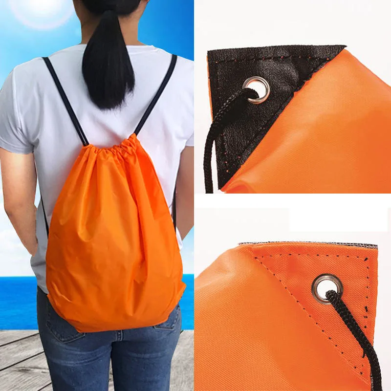 Großhandel Neue Recycle Bunte Günstige Wasserdichte Custom Drawstring Sport Tasche