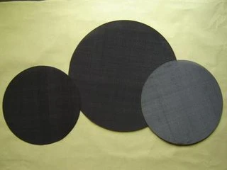 Black Wire Tuch Filter Disc für Kunststoff-Granulator