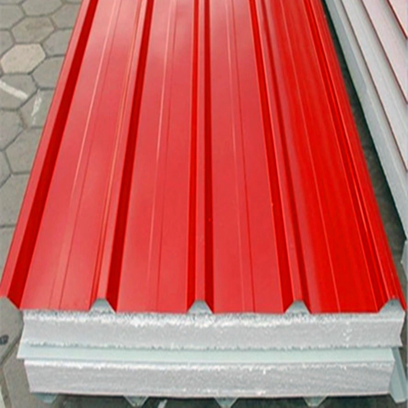 Roof Wall Cutting EPS/Rockwool/PIR Sandwich Panel for Steel Structure