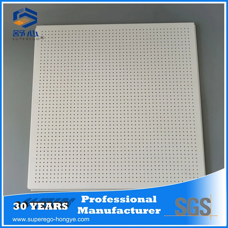 600X600X9.8mm (0.8) Aluminum Mineral Fiber Composite Board