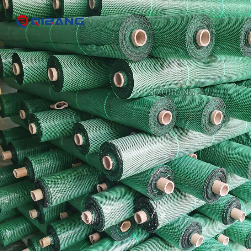 Agro Polytunnel Farm Gardening Horticulture UV Blocked PP Woven Fabric Green Colour Anti Weed Mesh