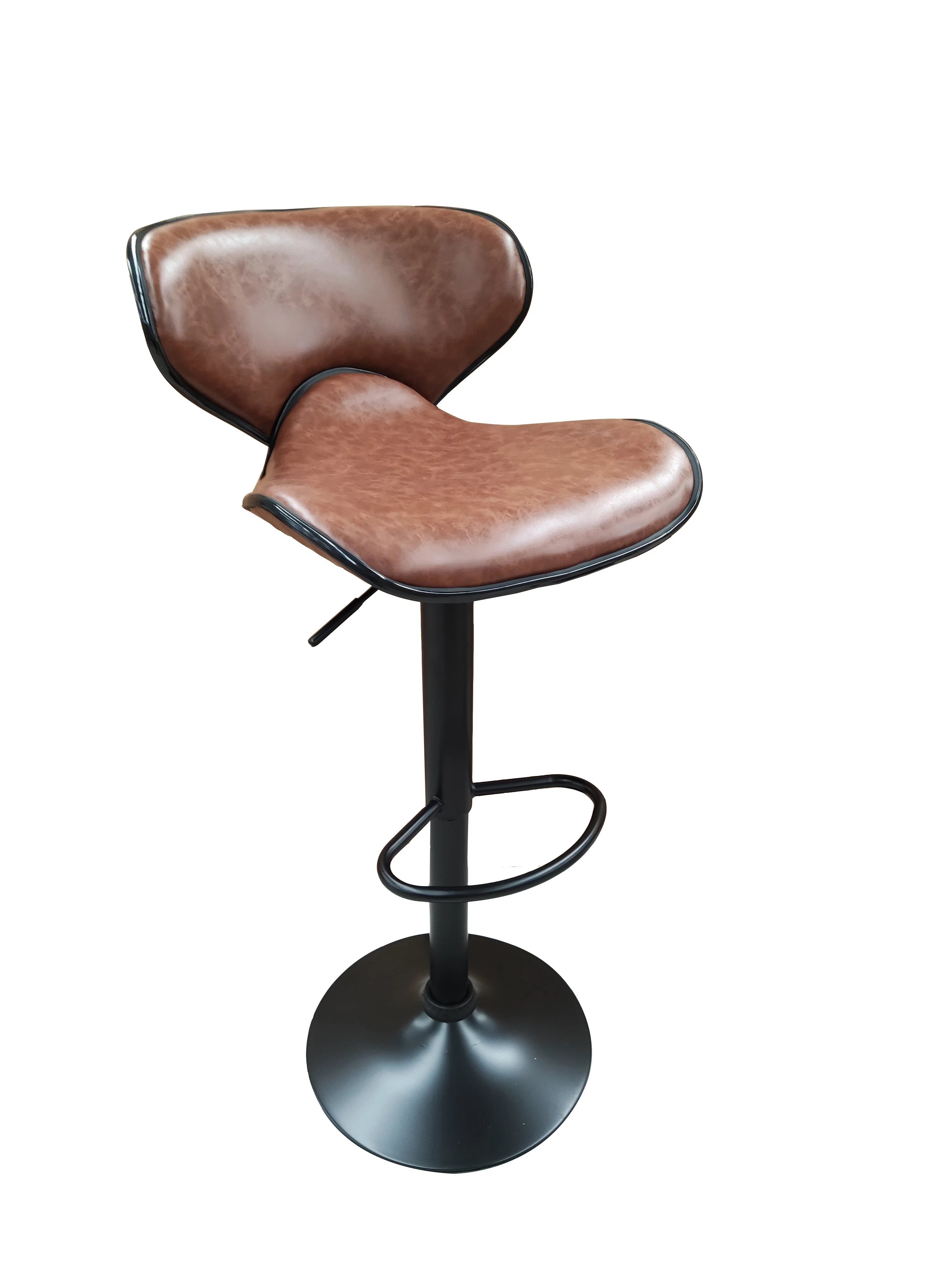 Wholesale/Supplier Modern PU Leather Seat Low Back Swivel Adjustable Bar Chair Stool