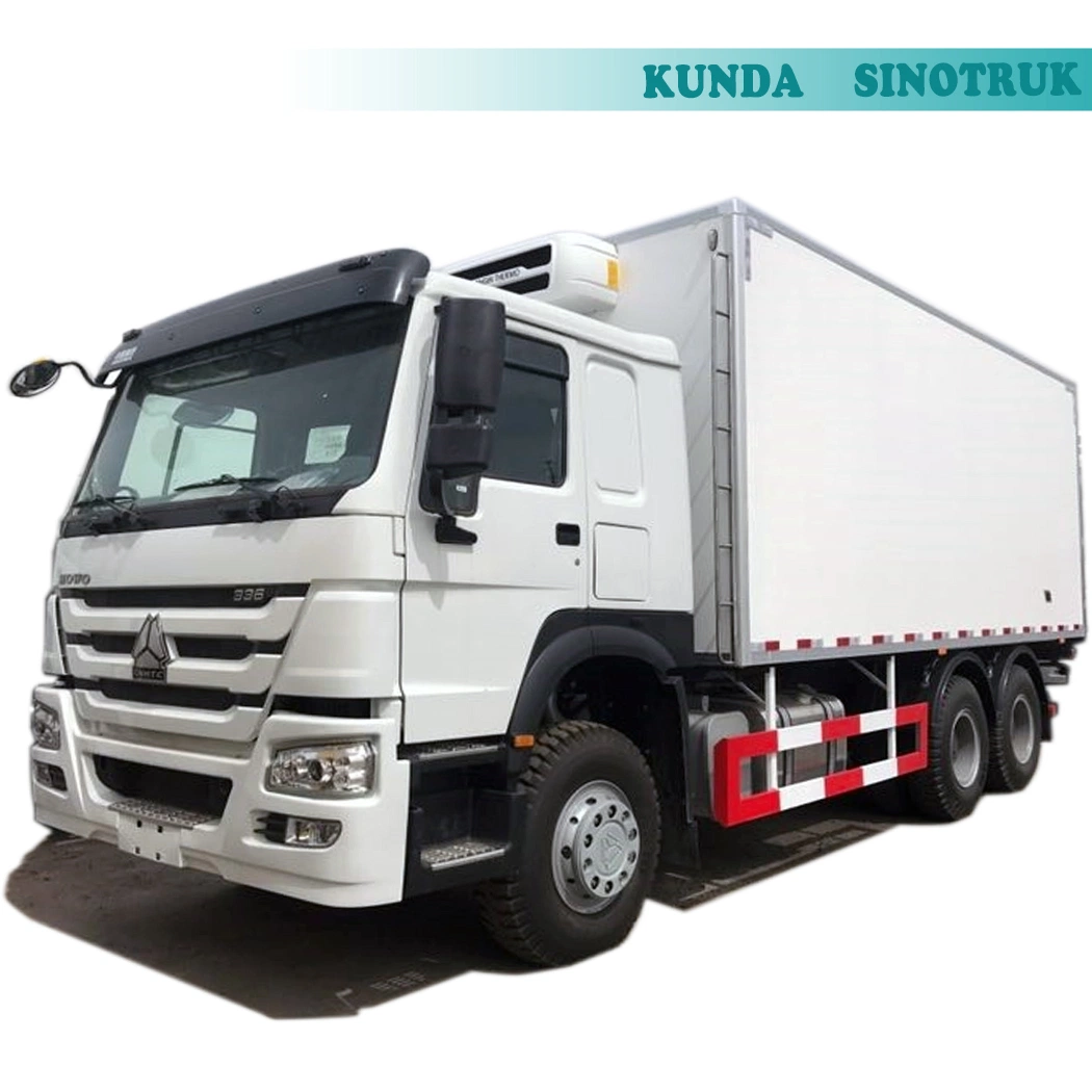 Brand New Sinotruk HOWO Hight Quality Refrigerator Truck Thermo King Freezer Truck Fish Meat Hook Refrigerator Van Truck for Sale