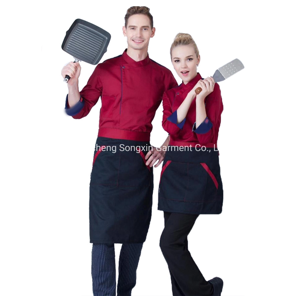 Food Service Cooking Hotel Restaurant Barber Shop Costume Bakery Cafe Work Clothes Chef Uniform