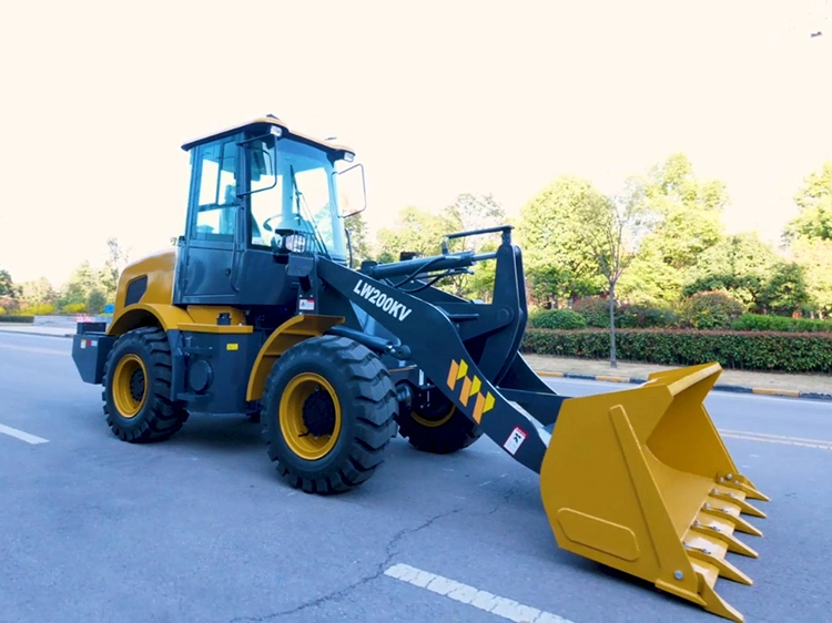 Garden Tractor with Front Loader 1.4ton Mini Wheel Loader Lw180fv