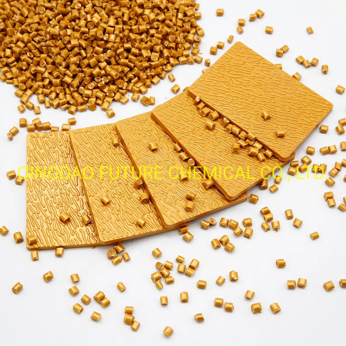 Color Gloden ASA Granule for Resin PVC Roof Tile